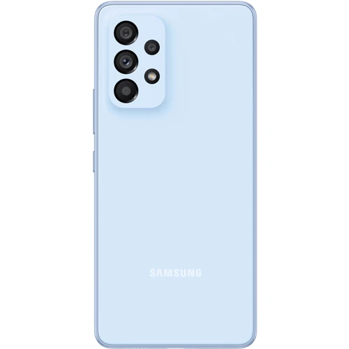 Смартфон Samsung Galaxy A53 5G 8/256GB Awesome Blue A536 (UA UCRF): Камера 64.0 Mп + 12.0 Mп + 5.0 Mп + 5.0 Mп, Фронтальна камера 32 Мп
