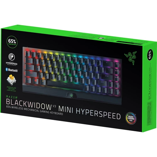 Клавиатура Razer BlackWidow V3 Mini Hyperspeed Yellow Switch RU (RZ03-03890700-R3R1): Тип клавиш механический