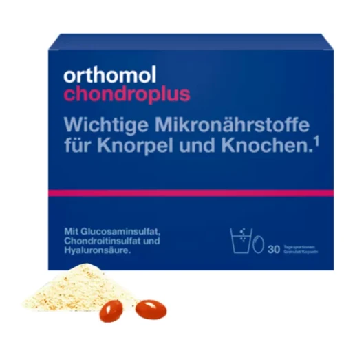Orthomol Chondroplus Комплекс для суглобів та хрящів 30 порцій (порошок/капсули)