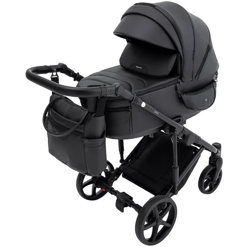Коляска 2 в 1 Adamex Zico Eco Sa-2 черный (680848): Тип коляски Универсальная коляска (2-в-1)