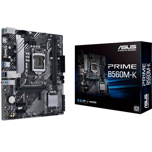 ASUS PRIME B560M-K: Оперативная память 2xDDR4 5000 МГц, до 64 ГБ