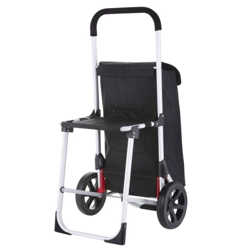 Сумка-візок ShoppingCruiser Shop & Relax 40 Black: Матеріал Polyester 600D PU