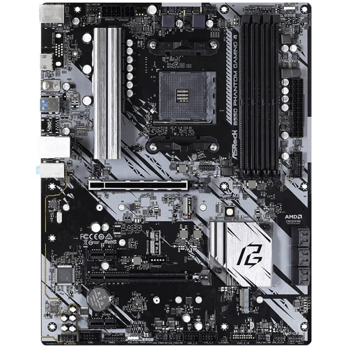 ASRock B550 Phantom Gaming 4 Socket AM4: Роз'єми на платі PCI Express x1, SATA 3.0, M.2