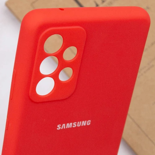 Аксесуар для смартфона Мобільний Case Silicone Cover Full Camera Red для Samsung A536 Galaxy A53 5G: Колір красный