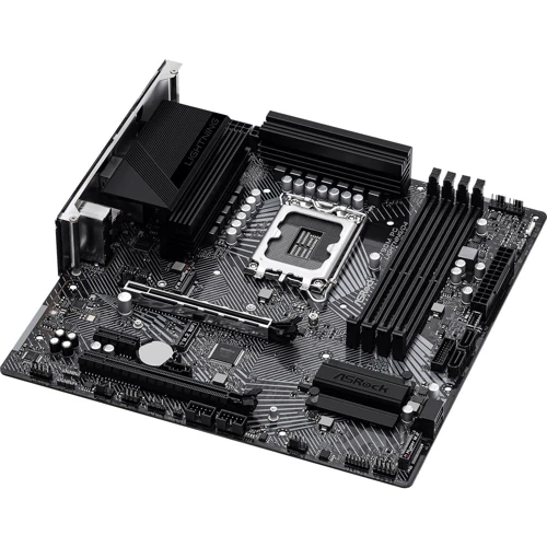 ASRock Z790M PG LIGHTNING/D4: Дополнительно Поддержка RAID, Поддержка UEFI, Радиатор на VRM