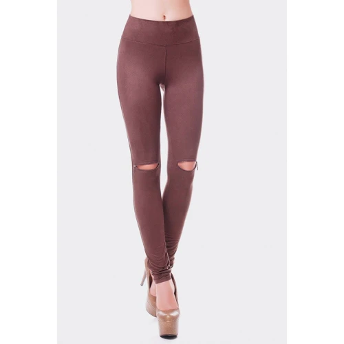Леггинсы ArtStyleLeggings LSN-125E-40 40 коричневые