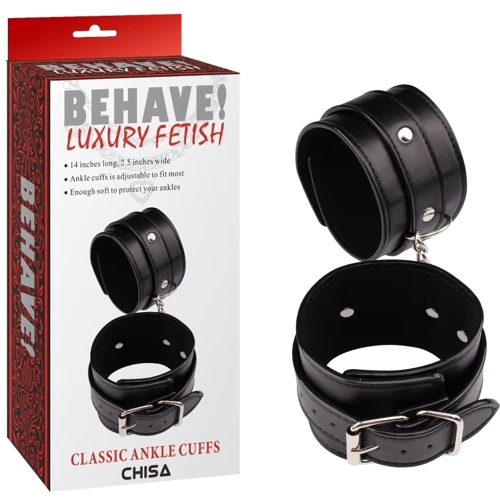 Поножи CHISA Behave! Luxury Fetish Classic Ankle Cuffs