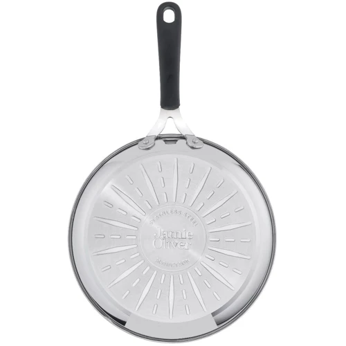 Сковорода Tefal Jamie Oliver Kitchen Essential 24 см (E3140474): Антипригарное покрытие Titanium 2Х