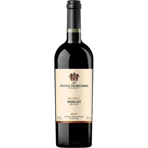 Вино Князь Трубецької Мерло Reserve червоне сухе 0.75 л (VTS6317075)