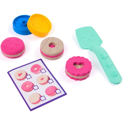 Набор песка для творчества Kinetic Sand Цветное печенье 2 цвета 227 g (71678) фото 4