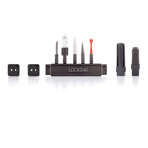 БДСМ-набор LOCKINK Teasing & Impact-Play Black Set