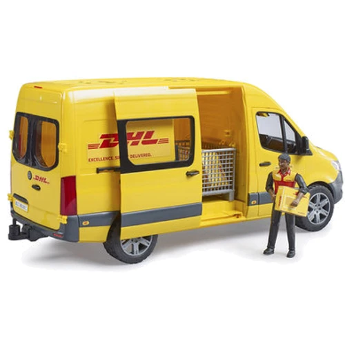 Автомобиль Bruder MB Sprinter курьер DHL с фигуркой (02671)