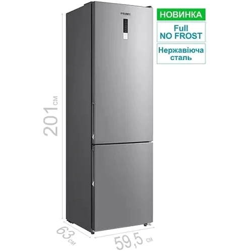 Холодильник Prime Technics RFN 2008 EXD: Тип холодильник двухкамерный