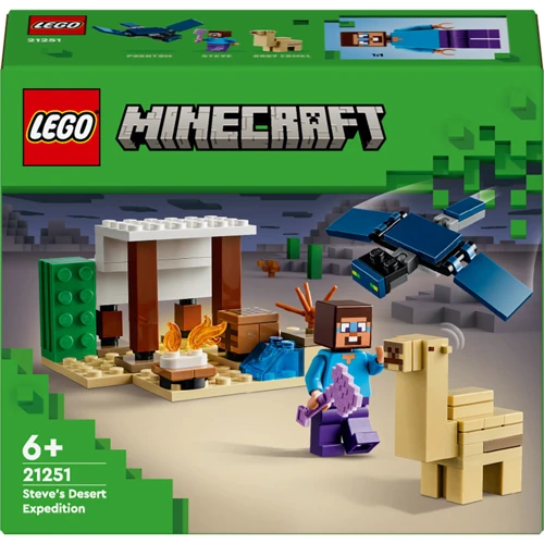 Конструктор LEGO Minecraft Steve's Desert Expedition Експедиція Стіва до пустелі (21251)