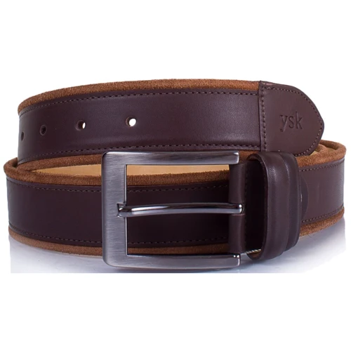 Ремень мужской Y.S.K коричневый (SHI4035-brown)