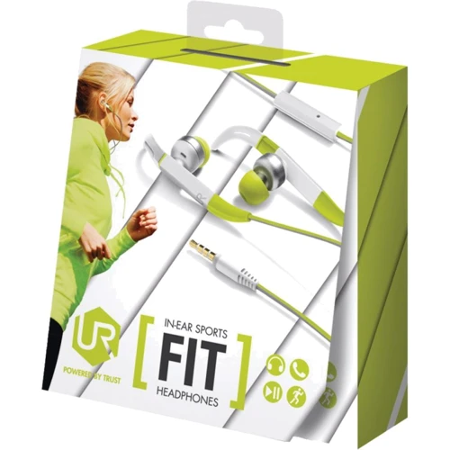 Наушники Trust Fit Mic Green (20320): Тип крепления без креплений