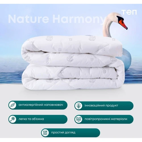 Одеяло ТЕП Природа Membrana Print Harmony 180х210 см (2000008630344): Наполнитель искуственный пух