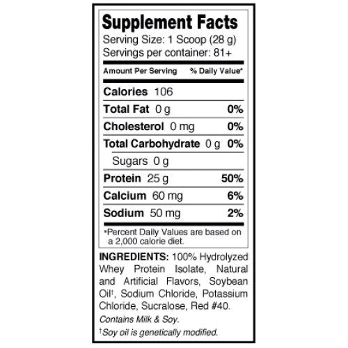 Протеин Dymatize ISO-100 2275 g /81 servings/ Fudge Brownie: Вид Сывороточные
