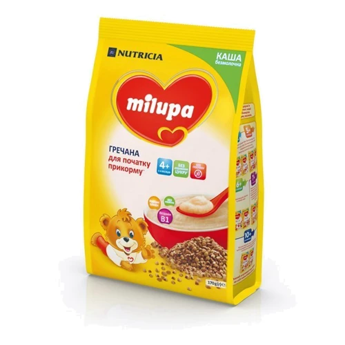 Безмолочная каша Milupa гречневая 170 г (5900852039003): Вид каши Гречневая