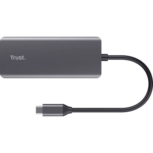 Адаптер Trust Adapter Dalyx USB-С to 2xUSB3.2+2хUSB-С+HDMI+RJ45 Black (24968_TRUST): Интерфейс подключения USB-C
