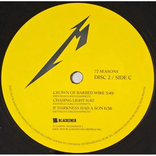 LP2 I-DI Metallica: 72 Seasons (LP0125) фото 4