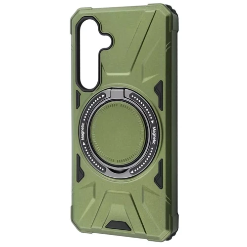 Чехол для телефонов WAVE Iron Grip with Magnetic Ring Dark Green for Samsung S921 Galaxy S24