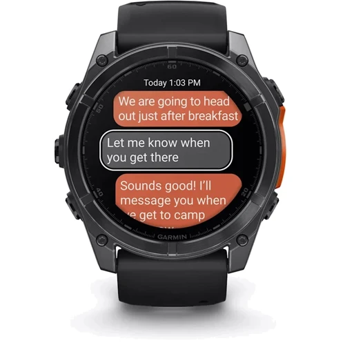 Смарт-часы Garmin Fenix 8 AMOLED 51mm Slate Grey with Black Silicone Band (010-02905-00) фото 10