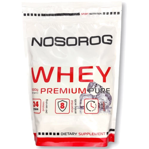 Протеин Nosorog Nutrition Premium Whey 1000 g / 33 servings / натуральный