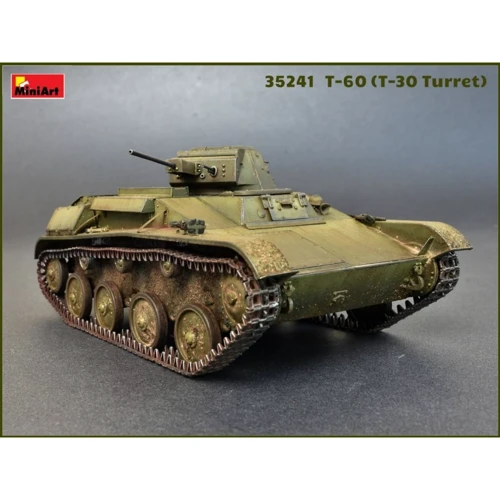 Сборная модель MiniArt Советский легкий танк Т-60 (башня Т-30) с интерьером (MA35241) фото 15