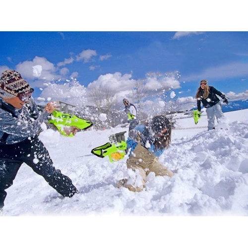Снежкобластер метатель снежков на 3 снежки UFT Magic Shooting Snowball UFT MSS1 Green