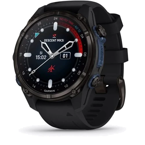 Смарт-часы Garmin Descent Mk3i 43mm Carbon Grey DLC Titanium with Black Silicone Band and Descent T2 Transceiver (BNDL-DMK3I-43CGTDT2) фото 13