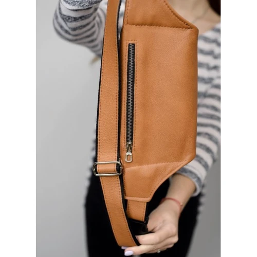Жіноча поясна сумка Sambag Tirso коричнева (81333121w): Тип Сумки