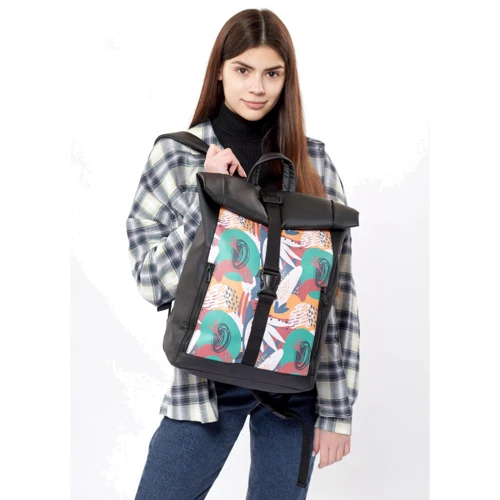 Женский рюкзак Sambag RollTop черный (24208401): Пол Женский