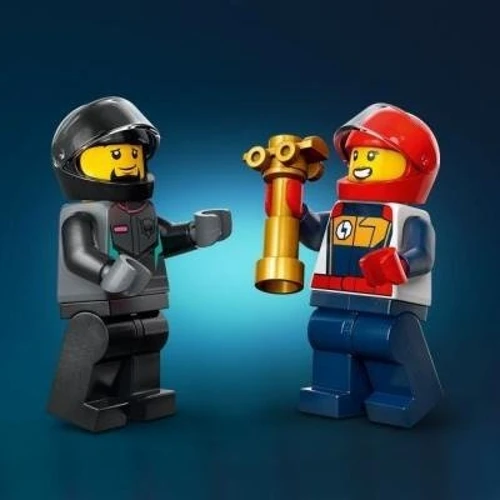 Конструктор LEGO City Картинг и гонщики 99 деталей (60400) фото 4