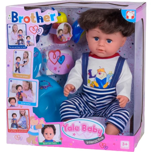 Пупс Yale Baby Братик с аксессуарами (BLB 001 F)