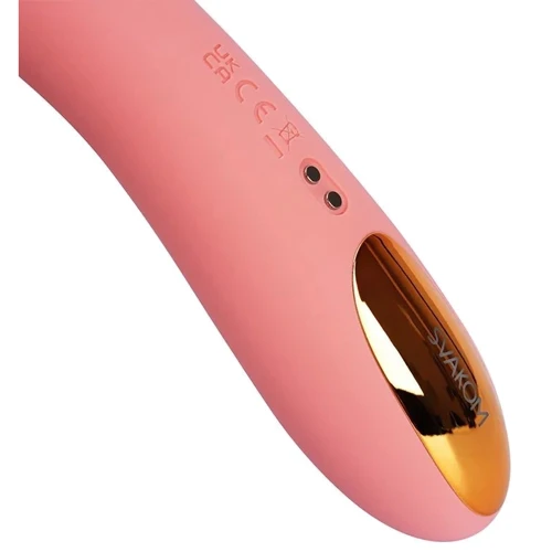 Смарт-вибратор с пульсацией Svakom Ava Neo Peach Pink (15 режимов работы)