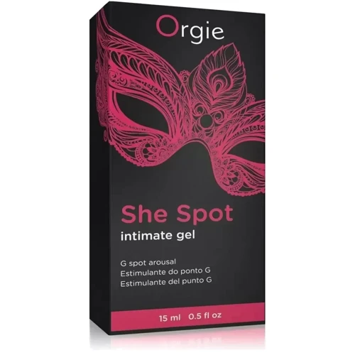 Гель для стимуляции точки G Orgie She Spot Intimate Gel, 15 мл, тепло-холод, эффект вибрации