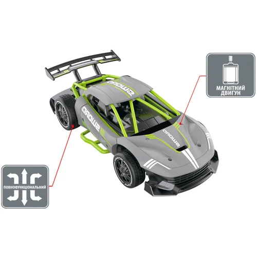 Автомобиль Sulong Toys SPEED RACING DRIFT на р/у – SWORD (серый) (SL-289RHG): Привод Задний