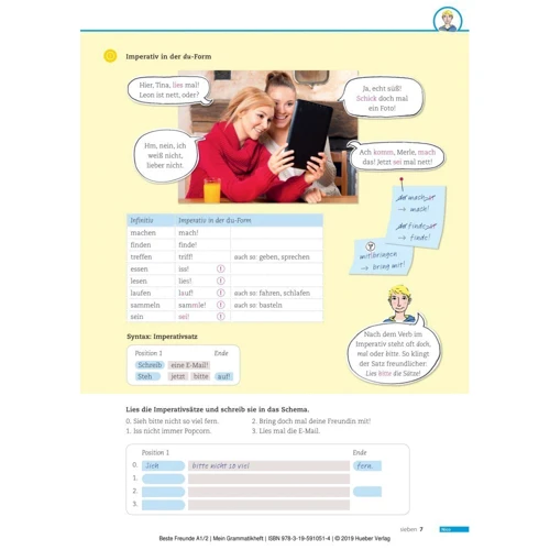 Beste Freunde A1.2: Grammatikheft: ISBN 9783195910514, 978-3-19-591051-4