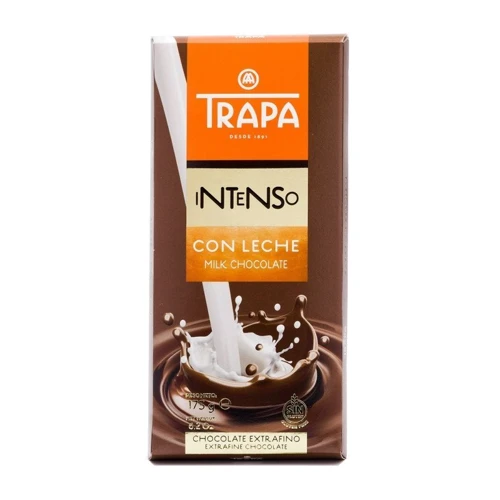Шоколад Trapa Intenso молочний 175 г (DL17380)