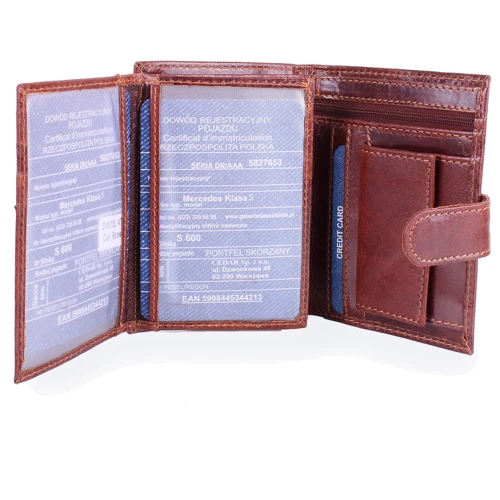 Чоловіче портмоне Buffalo Wild коричневе (DNKD1072L-VTU-brown) фото 6