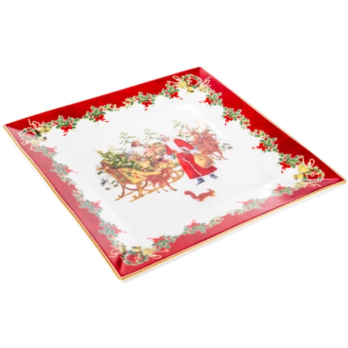 Страва Lefard Christmas Collection 22х22 см (986-127): Форма квадратная