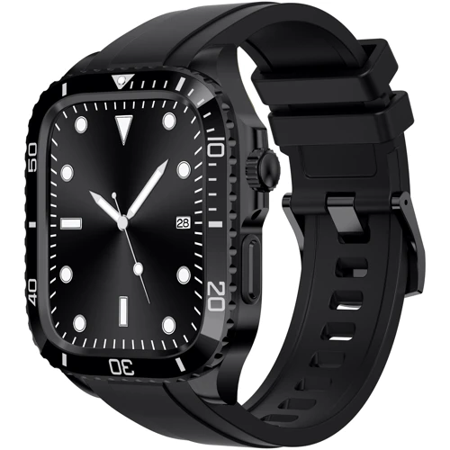 Аксессуар для Watch Rubber TPU Strap with Stainless Stell Case Black (FLS181108) for Apple Watch 44/45/49mm Ultra: Производитель Lunatik