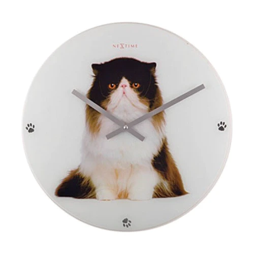 Настінний годинник NeXtime Котофей 43 см (8138*)