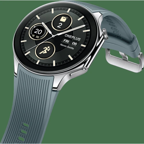 Смарт-годинник OnePlus Watch 2 46mm Radiant Steel: Час роботи до 12 дней