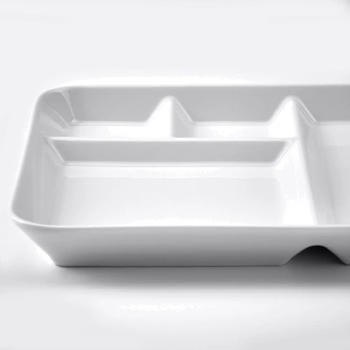 Тарелка с отделениями IKEA 365+ белый 31х19 см (804.299.03): Крышка нет