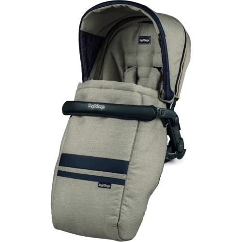 Коляска Peg-Perego прогулочная Book Scout Luxe Ecru Бежевый Серое шасси (PACK04-00000000001): Материал колес резина (надувные)