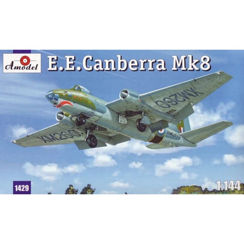 Модель Amodel Британский бомбардировщик E.E.Canberra Mk.8 (AMO1429)