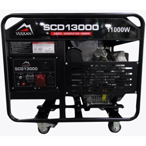 Генераторна установка VULKAN SCD13000 10кВт: Тип електростанції дизельный