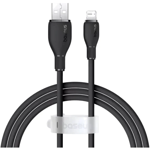 Кабель Baseus USB Cable to Lightning Pudding Series Fast Charging 2.4A 1.2m Black (P10355700111-00)